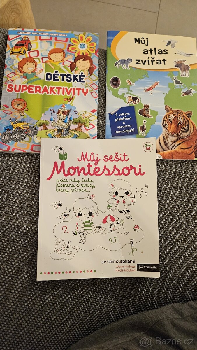 Dětská montessori pracovní kniha