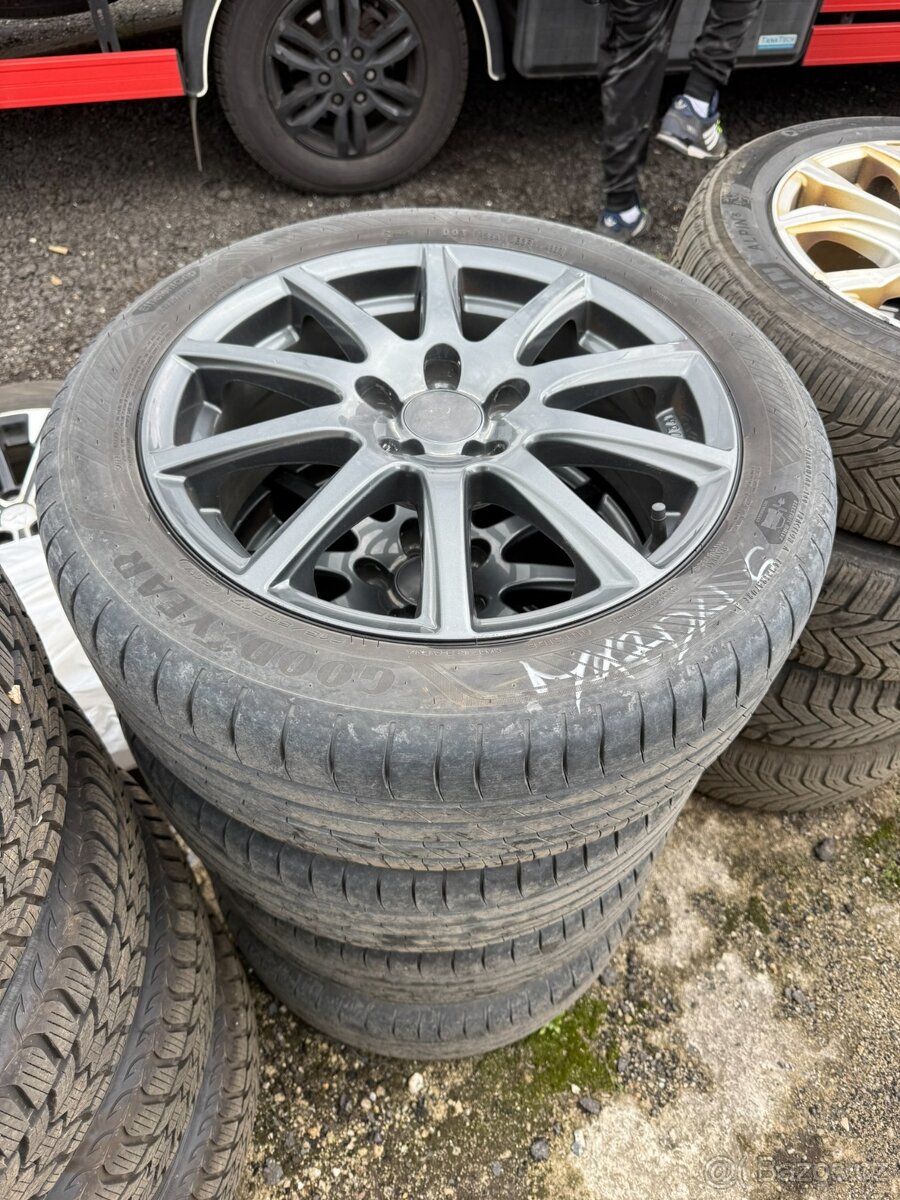 LETNÍ SADA ALU KOL 5x114,3 MM + GOODYEAR 215/50R17 91V