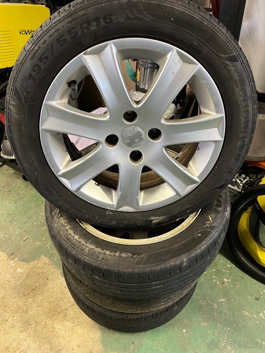 alu kola 4x108 r16 letní pneu