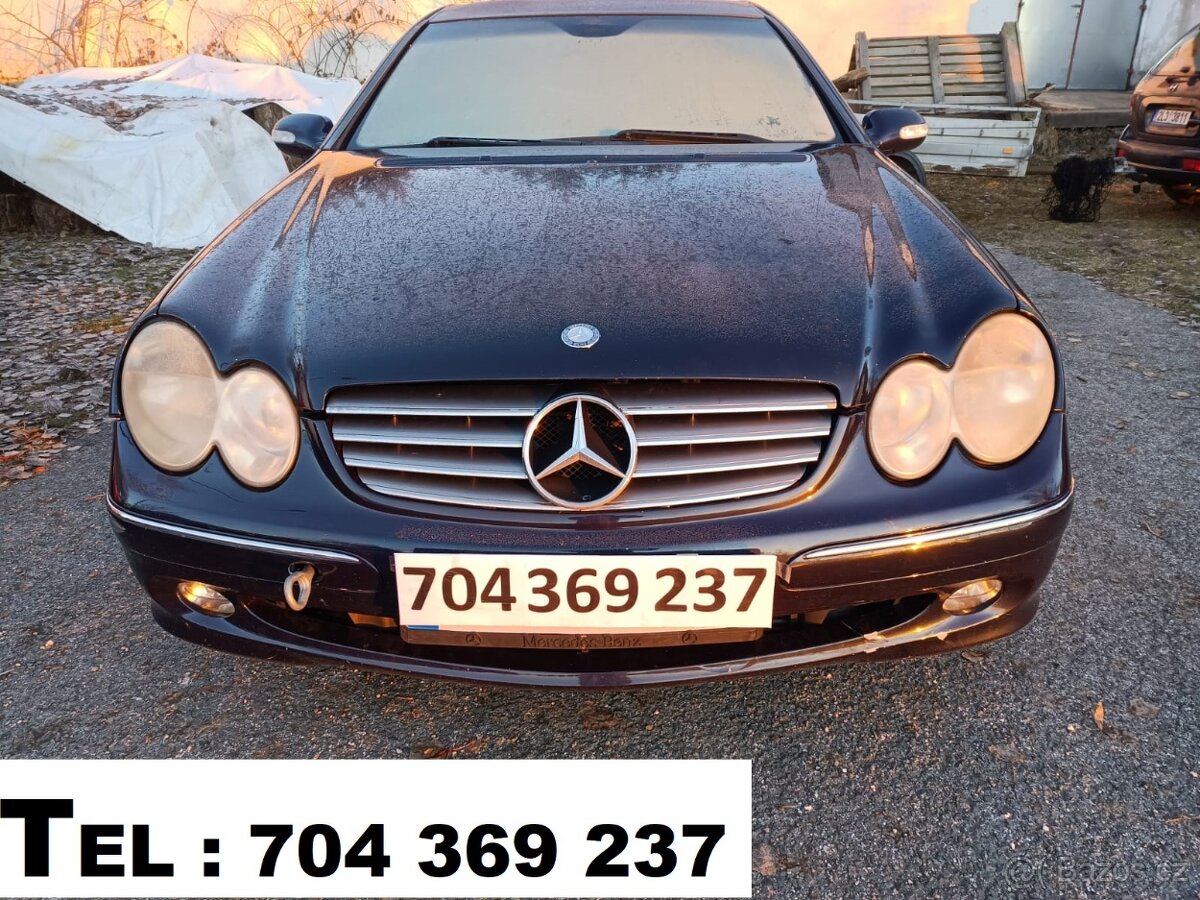 //Mercedes CLK 270cdi , w209,125kw, 2005//DÍLY