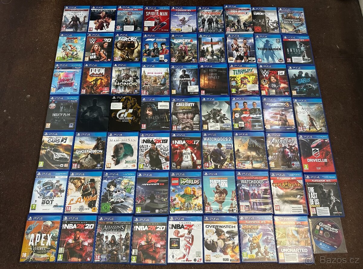 Hry na PS4/PS5 - Ceny v popisku