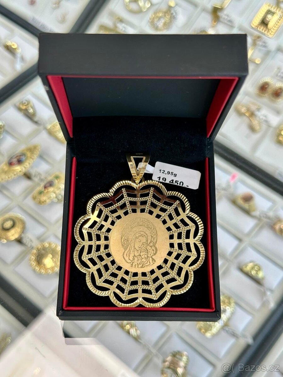 Zlatý přívěsek 12,95g (1502 kč/g)