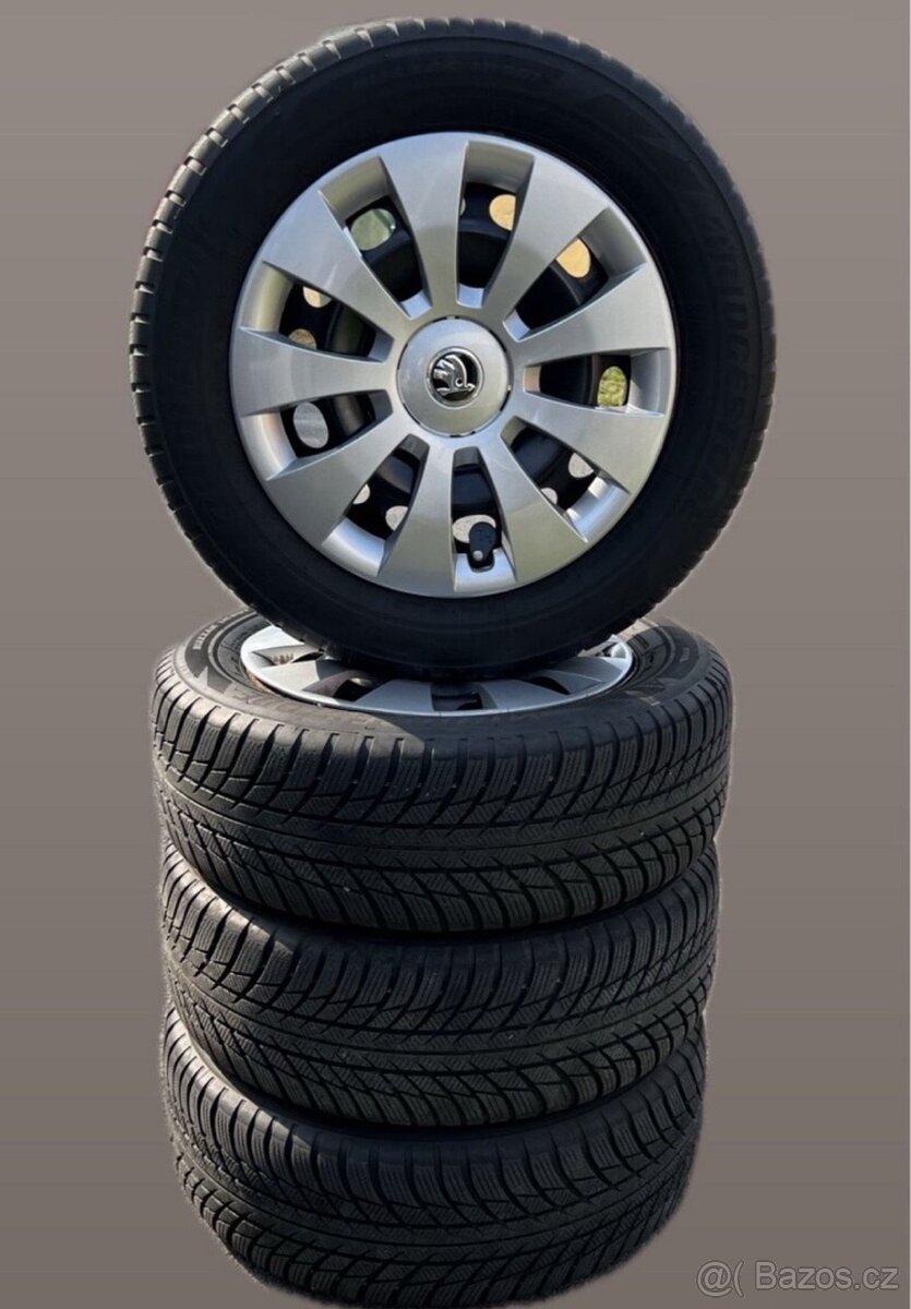 Zimní kola 5x112 205/60/16 Bridgestone 5,7 mm