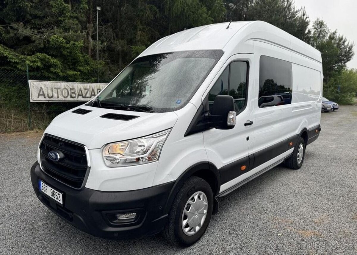 Ford Transit L4H3 JUMBO 6MÍST nafta manuál 96 kw