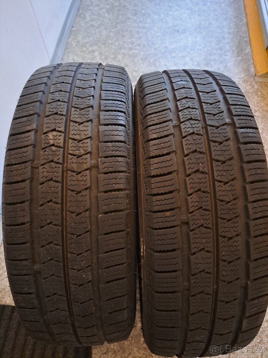 2x zimní pneumatika NEXEN 215/65/R16C, vzorek 7mm 2x letní p
