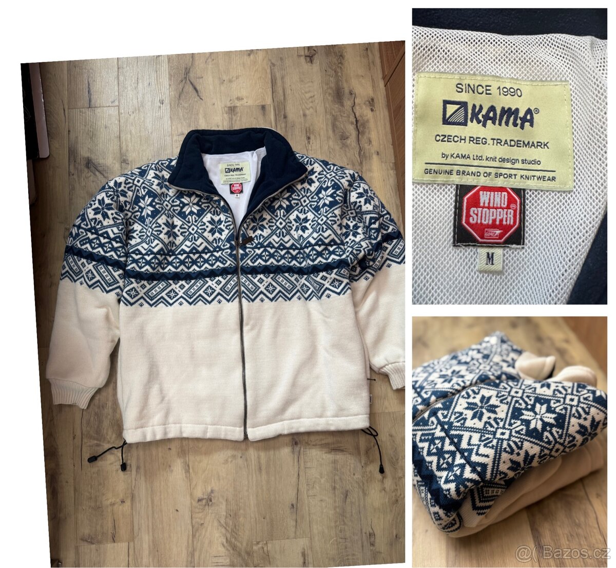 Svetr /svetrobunda Kama Windstopper v. M