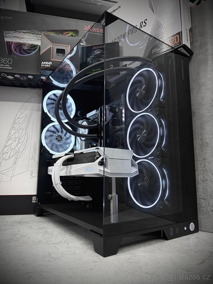 Herní PC Ryzen 9600X / RX9070XT 16GB / 2TB nvme / 32GB / DPh