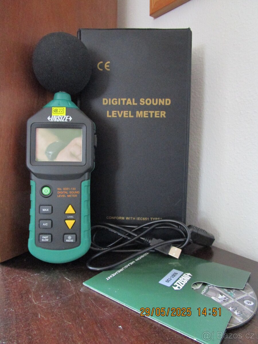 PRODÁM Zvukoměr digitální INSIZE 9351-130.