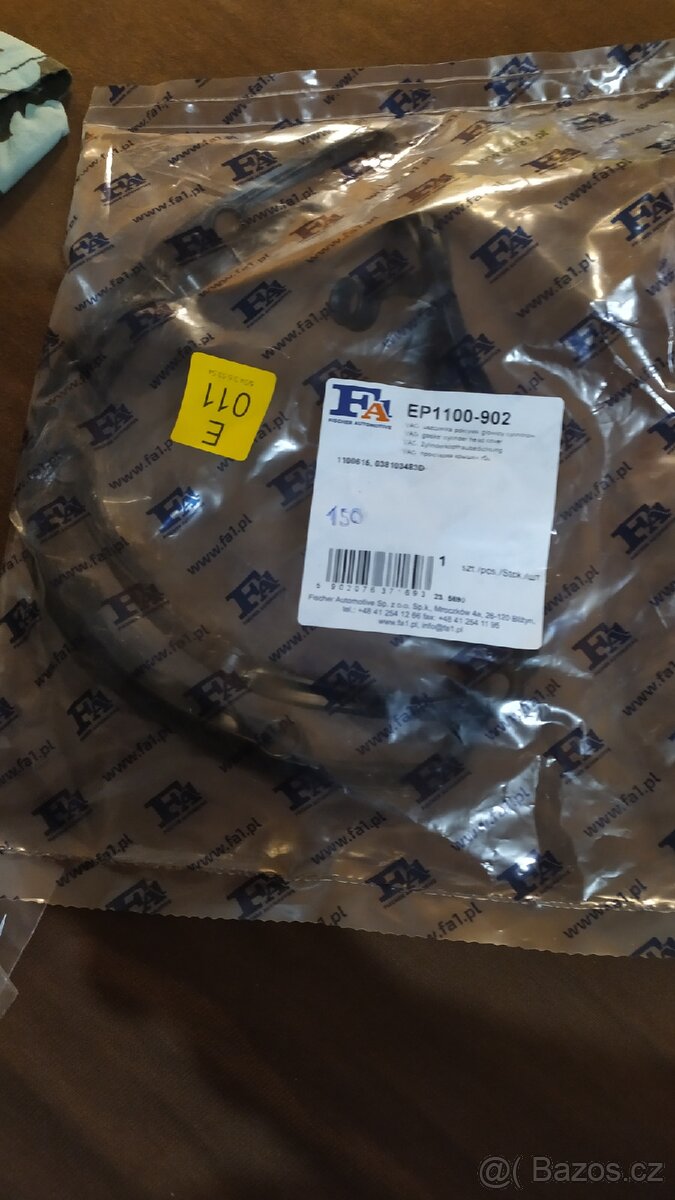 NOVÉ těsnění ventilového víka motorů VW,Seat,Škoda.