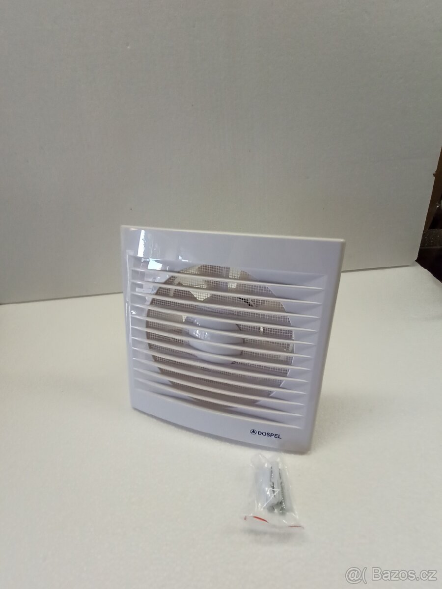 Koupelnový ventilátor s automatickou žaluzií