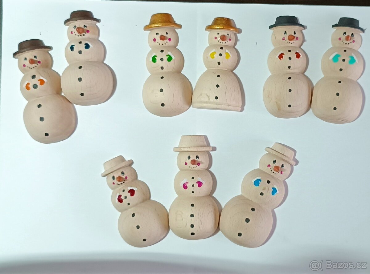 Sněhulák na magnet