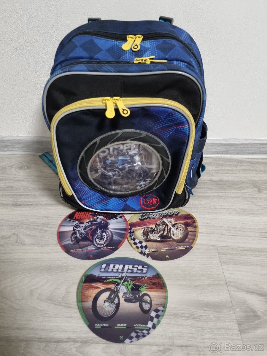 Motorkářský školní batoh Topgal ENDY 20013