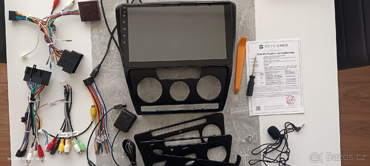 2 DIN autorádio android pro Škoda