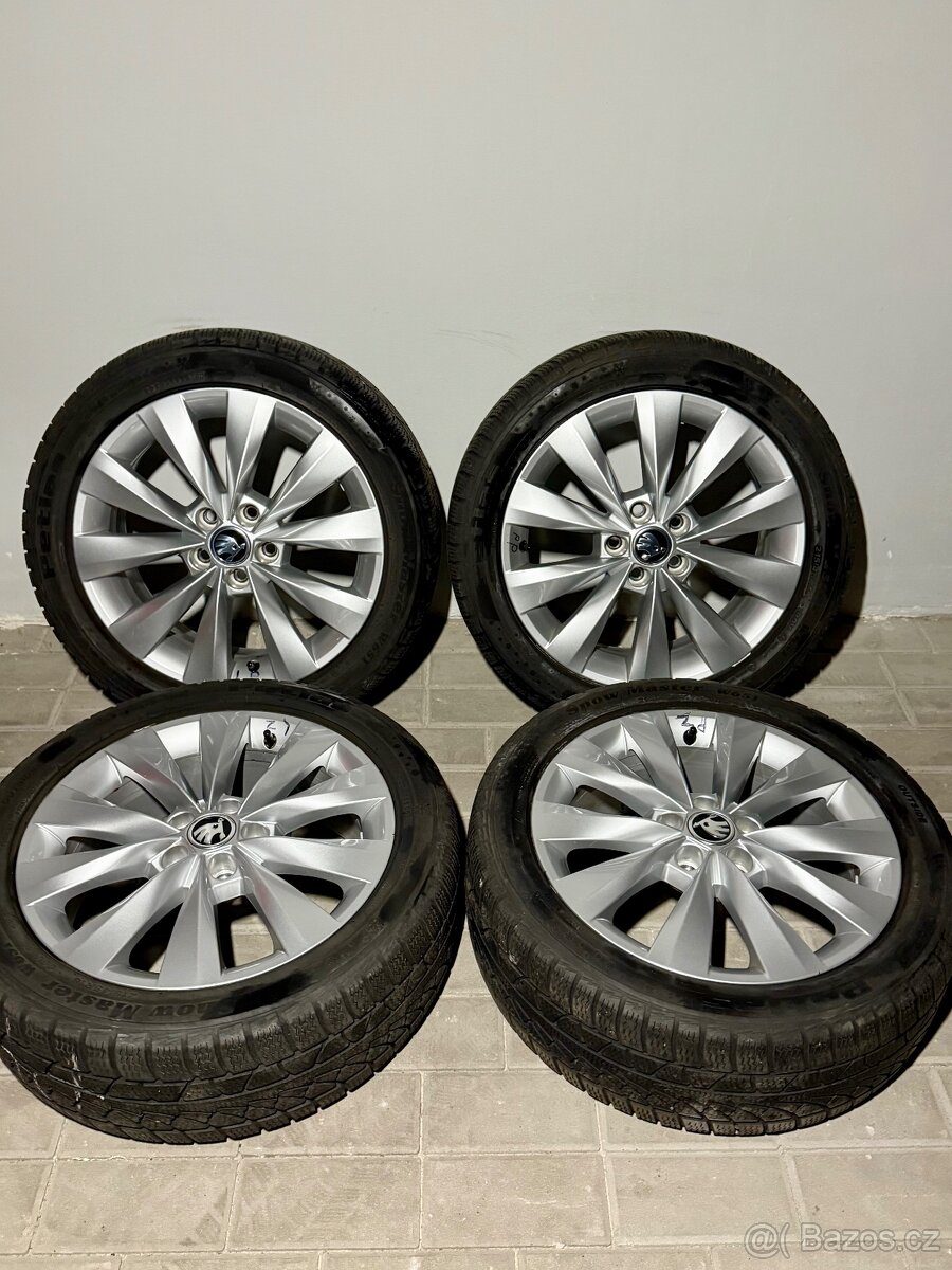 R16 Originál Alu Škoda Zimní 🥶5x100 TOP STAV ❗️Fabia, Rapid