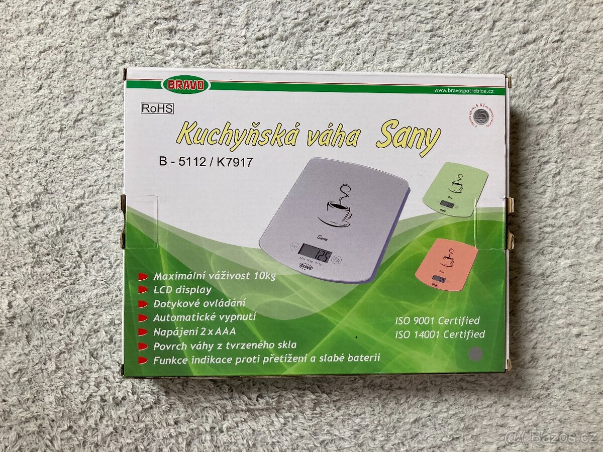 Digitální kuchyňská váha Sany Bravo B-5112