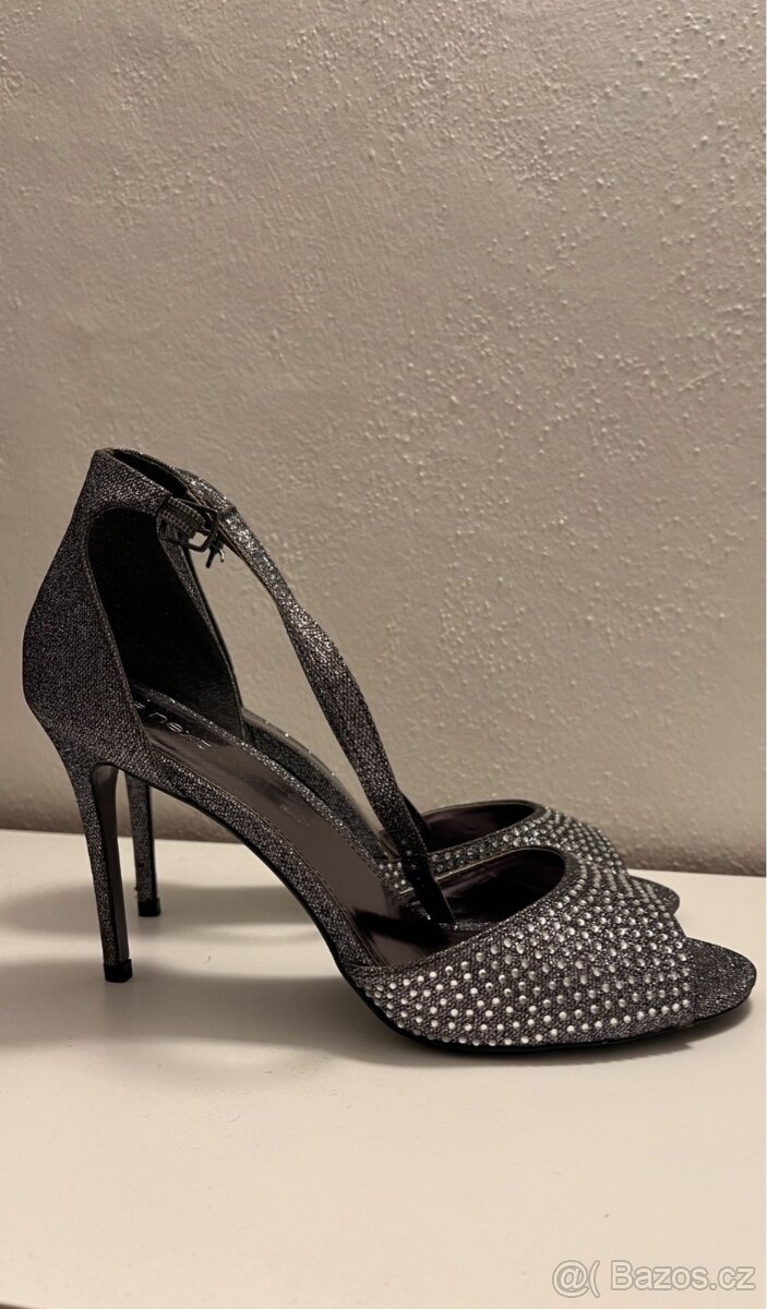 dámské třpytivé sandálky vel. 43