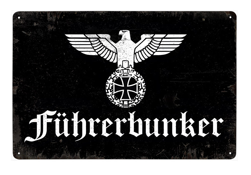 Führerbunker - cedule plechová