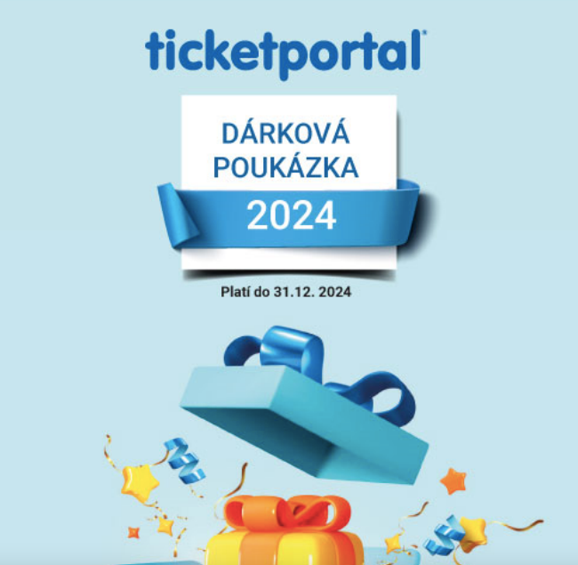 600 Kč Dárková poukázka ticketportal.cz