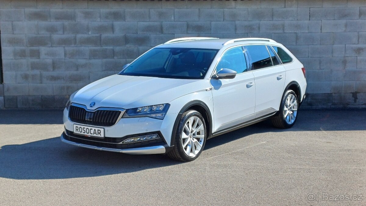 Superb combi SCOUT 2.0TDI 140kW DSG TZ-1.maj-NEHAV-DPH-ČR