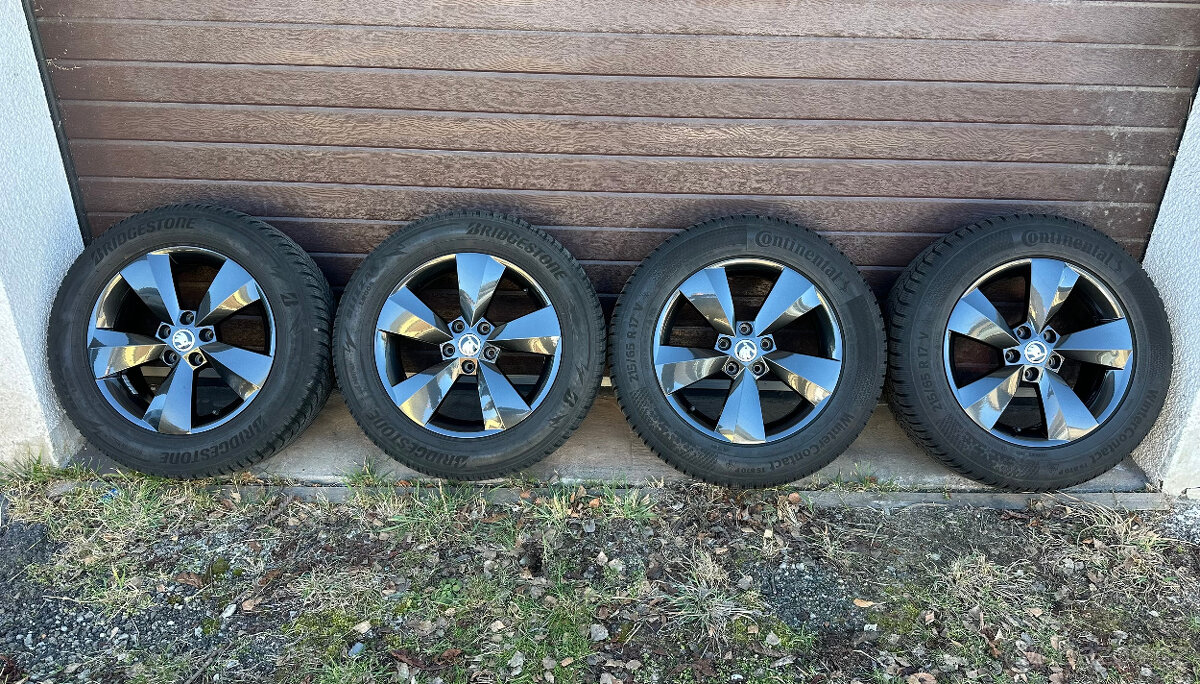 Alu originál škoda nanuq 5x112 R17