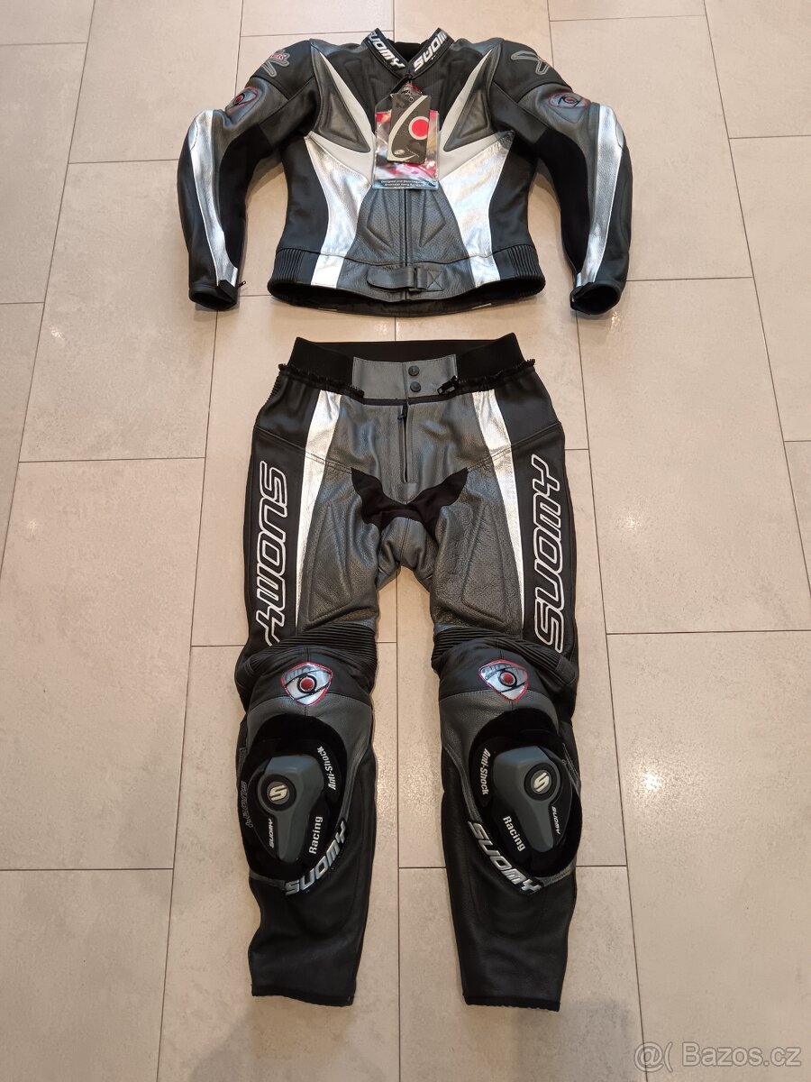 Suomy Lario-Dámská kožená moto kombinéza, dvoudílná, nová
