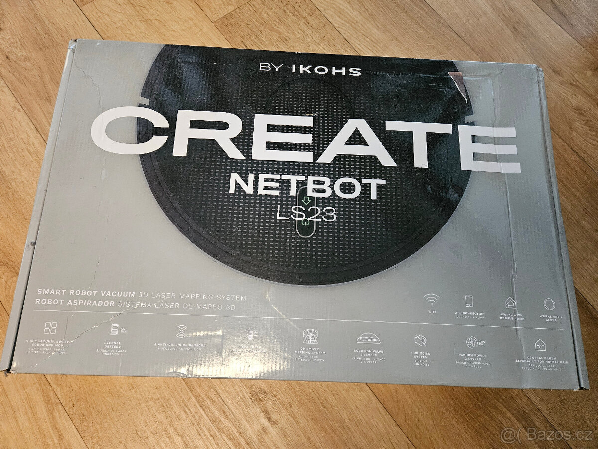 Prodám NOVÝ robotický vysavač Ikohs Create Netbot