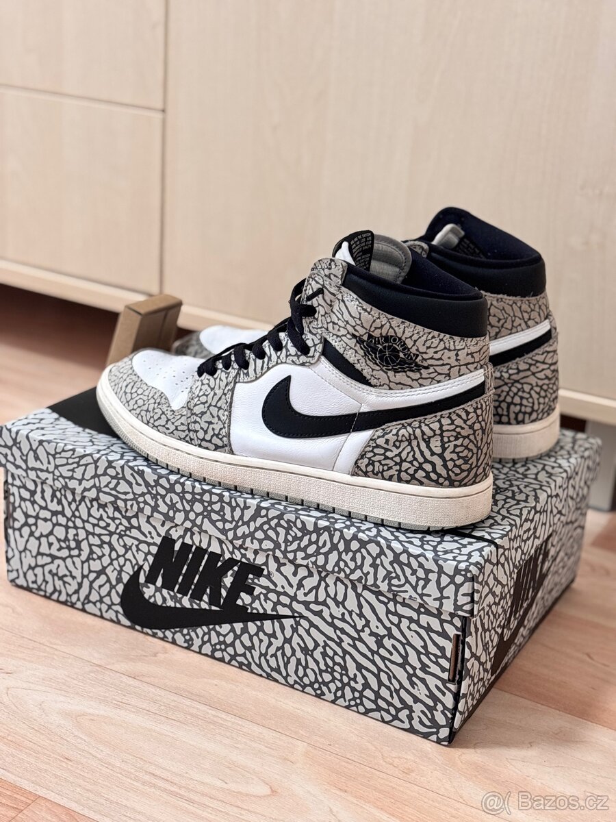 Jordan 1 White Cement