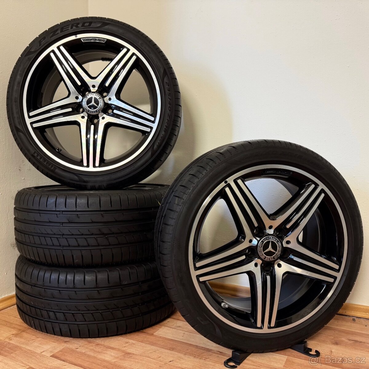 MERCEDES CLA AMG 5x112 R18 ET48+LETNÍ 235/40R18 7mm
