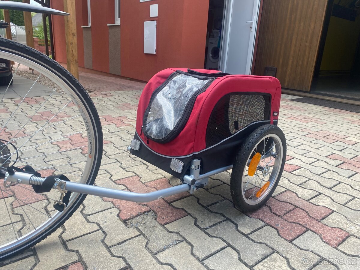 Vozík za kolo pro psa Trixie