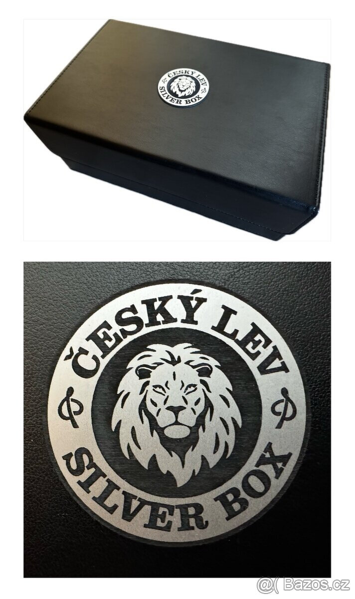 Etue pro mince Český lev - číslované 1oz a 2oz mince blistr