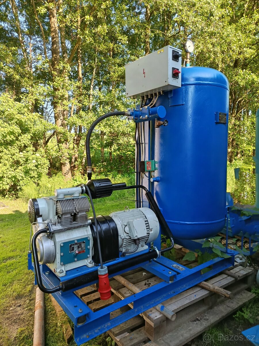 Kompresor ORLÍK 2JSK-75 - 583L/min, 500L, 8bar, 5,5KW