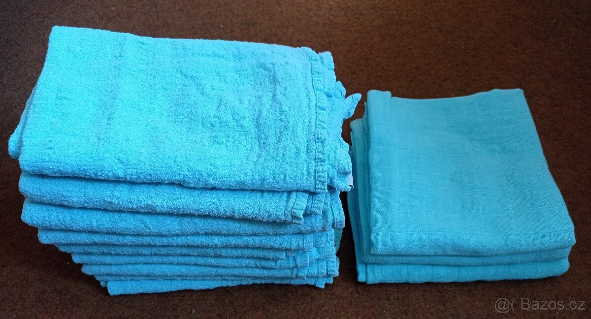 Bambusové čtverce tyrkysové XKKO