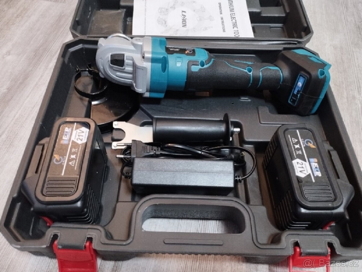 Aku úhlová bruska (21 V)