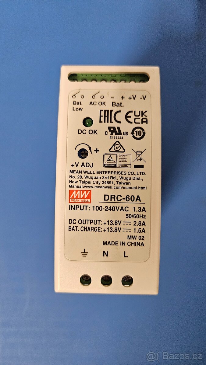 DRC-60AMEAN WELL-Napájecí zdroj spínaný