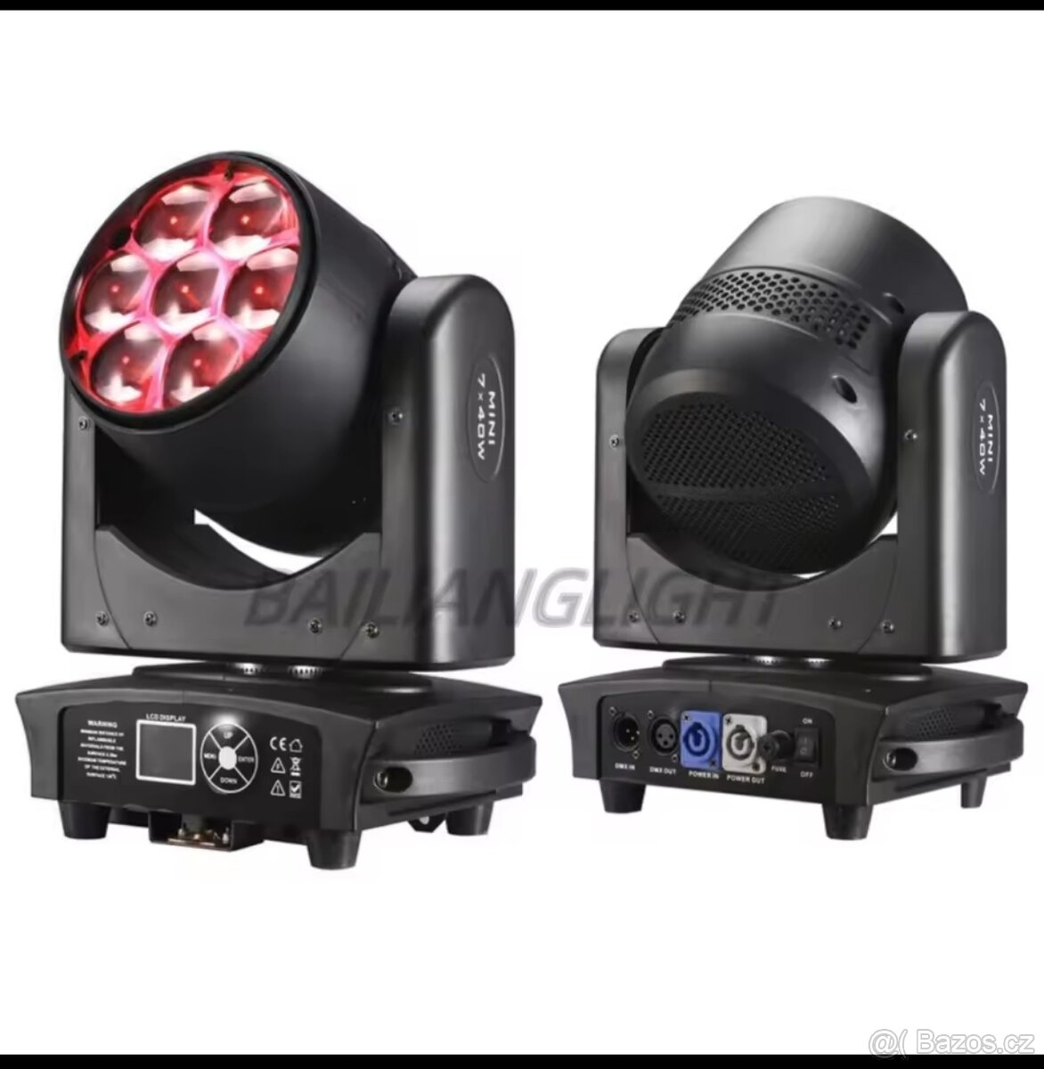 2 kusy mini led 7x40w