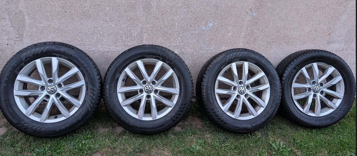 VW Passat 6.5Jx16 ET41 se zimní sada 3ks a 1ks na opravu