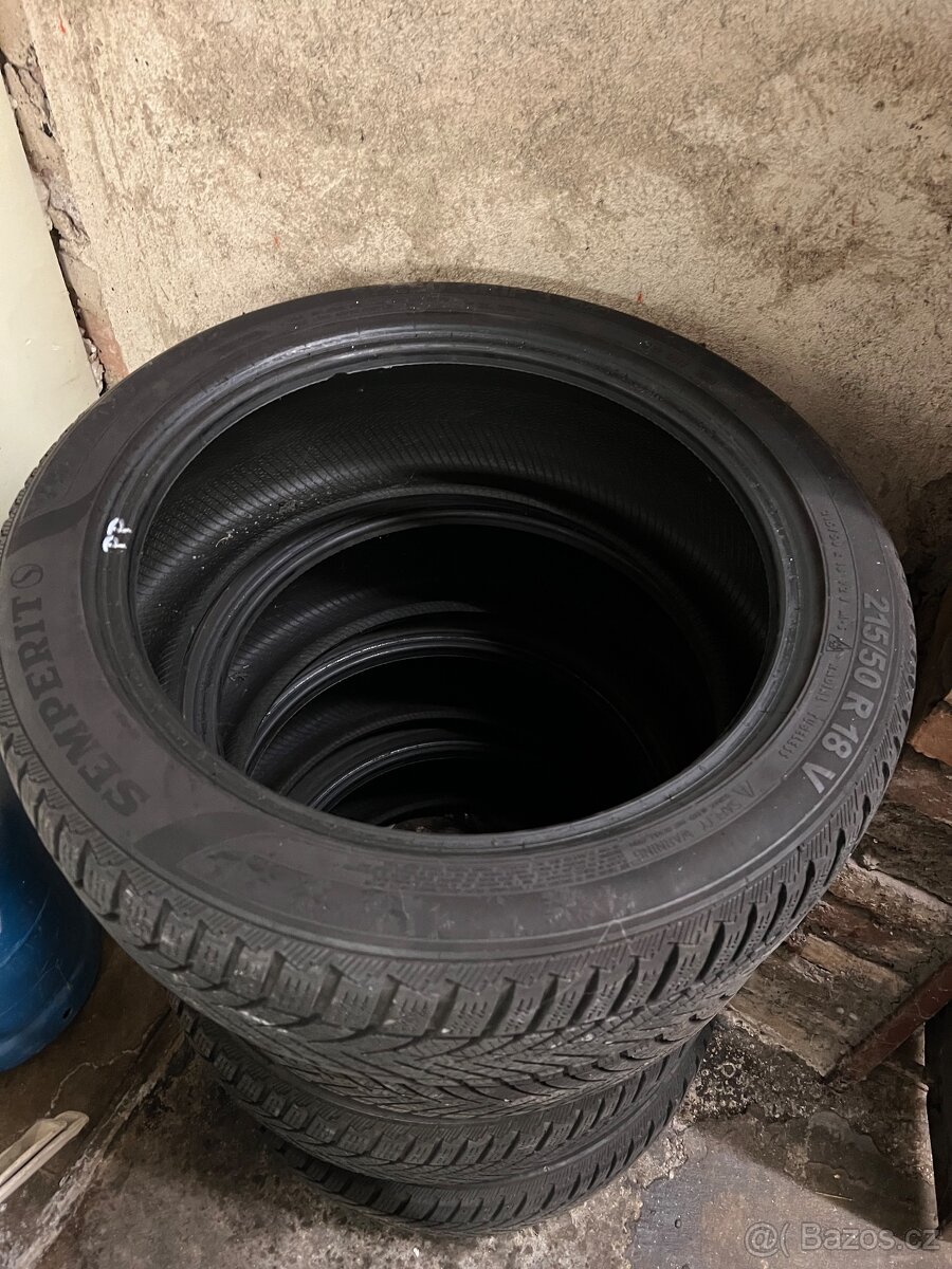 Semperit 215/50 r18 zimní pneu
