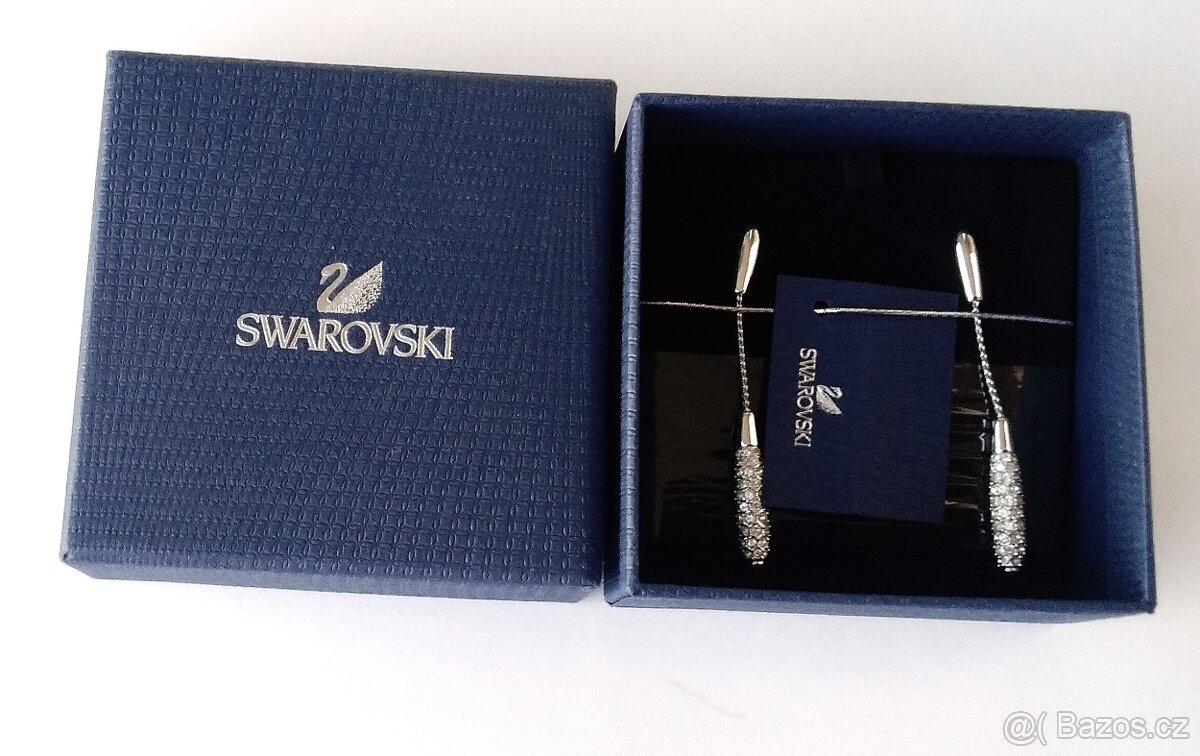 Náušnice Swarovski–ref.č. 661108, originál, s certifikátem