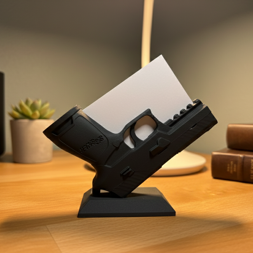 Dekorativní stojánek na vizitky Sig Sauer P320