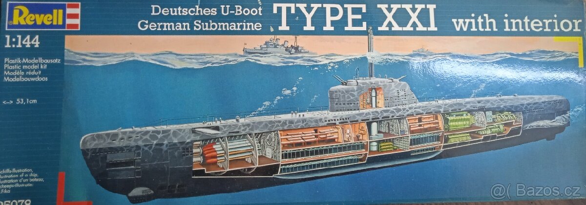 German U - Boot type XXI...1/144