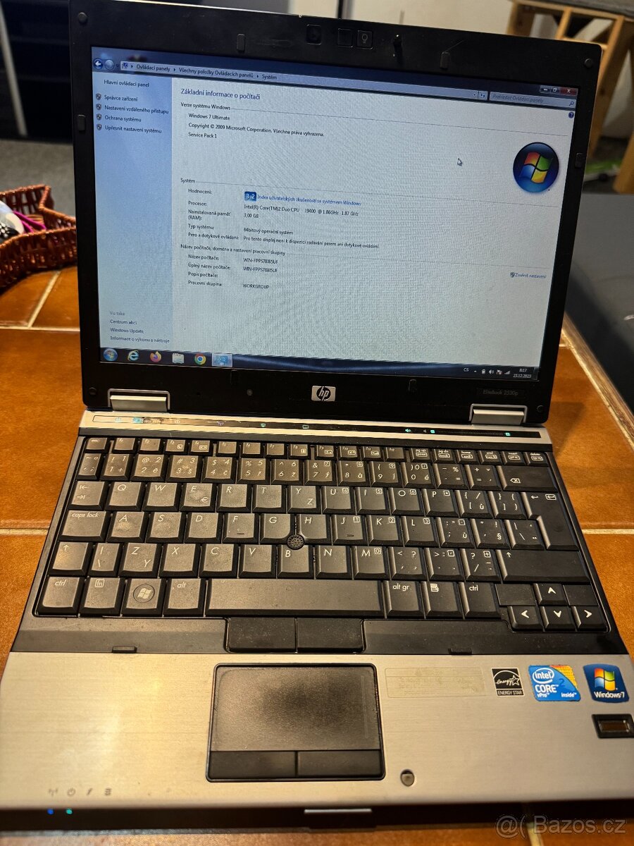 Prodám notebok HP EliteBook 2530p