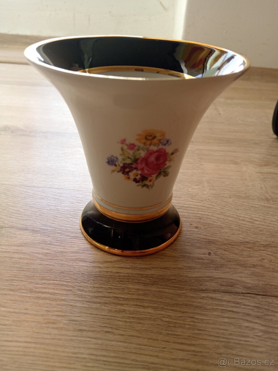Váza Royal Dux, Duchcov kobaltová