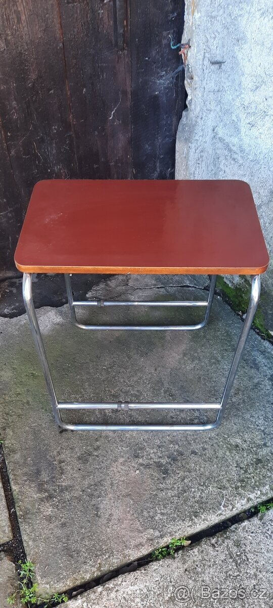 Retro trubkový stolek