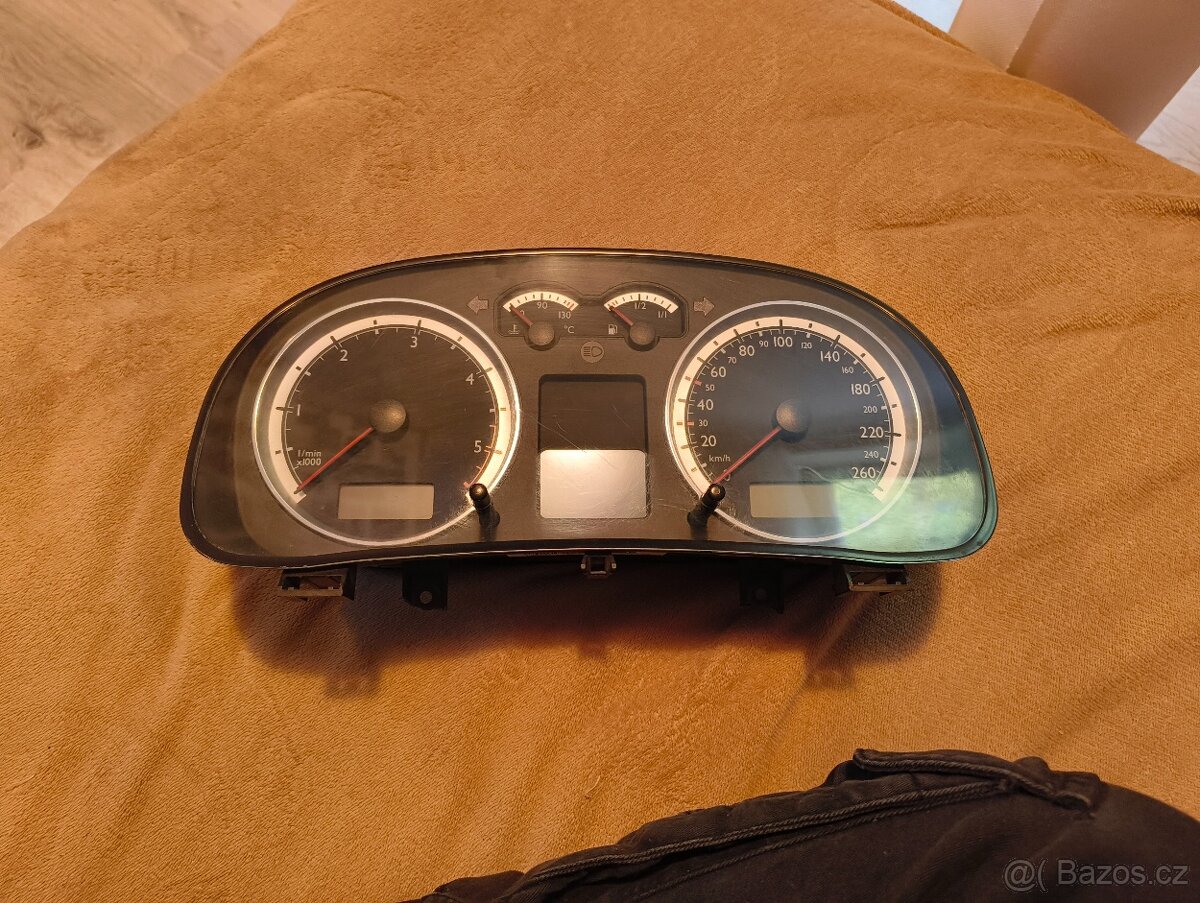 Sport Chrom budíky VW Golf 4 1.9tdi
