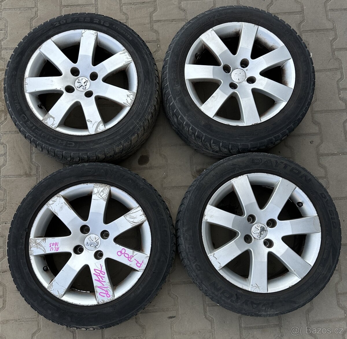Prodám ALU kola Peugeot č. 1603