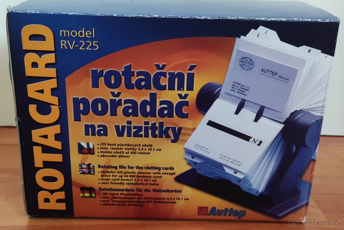 ROTACARD Rotační pořadač na vizitky RV-225