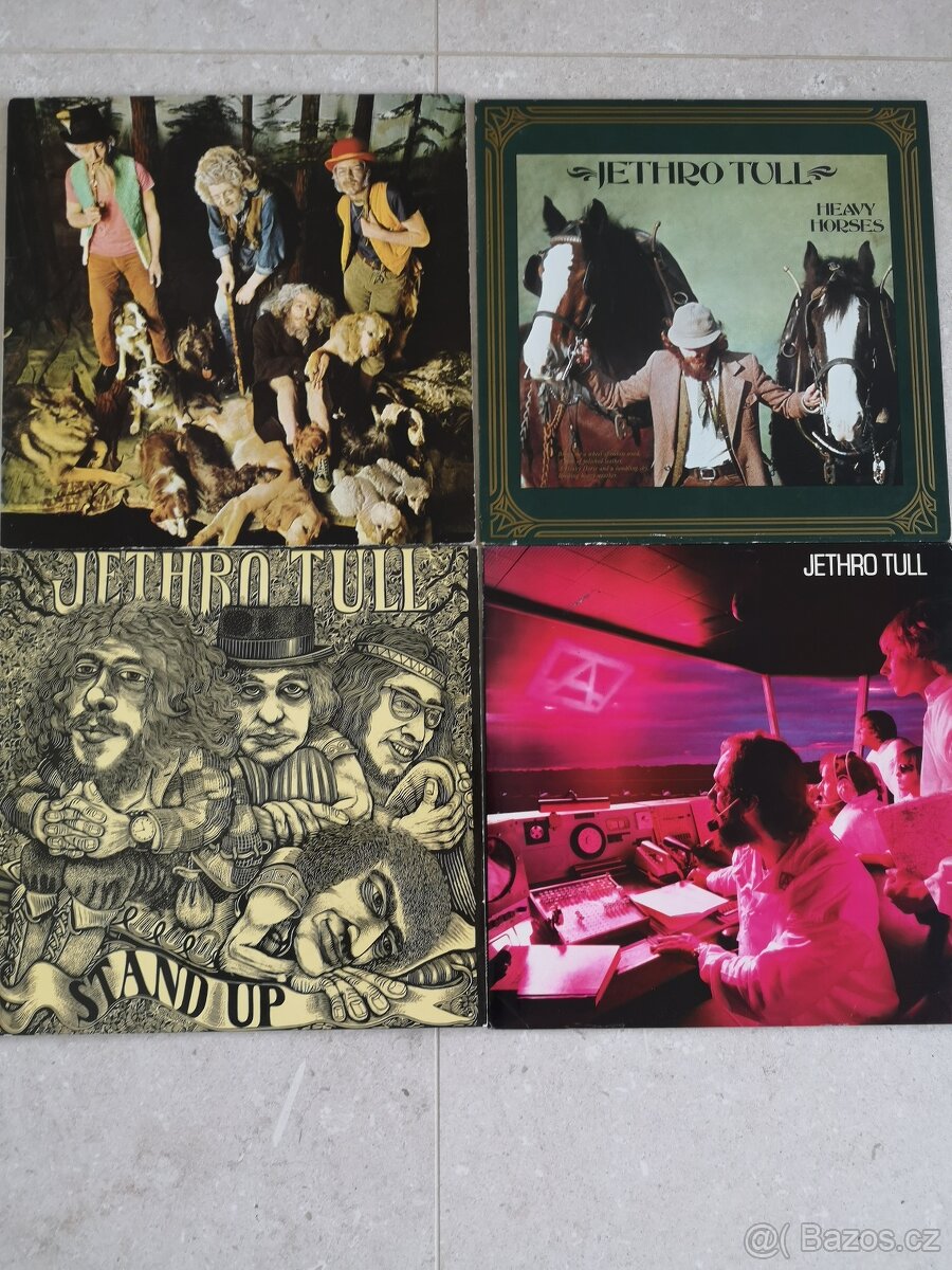 LP DESKY - JETHRO TULL převážně původní JAPAN,UK,US press