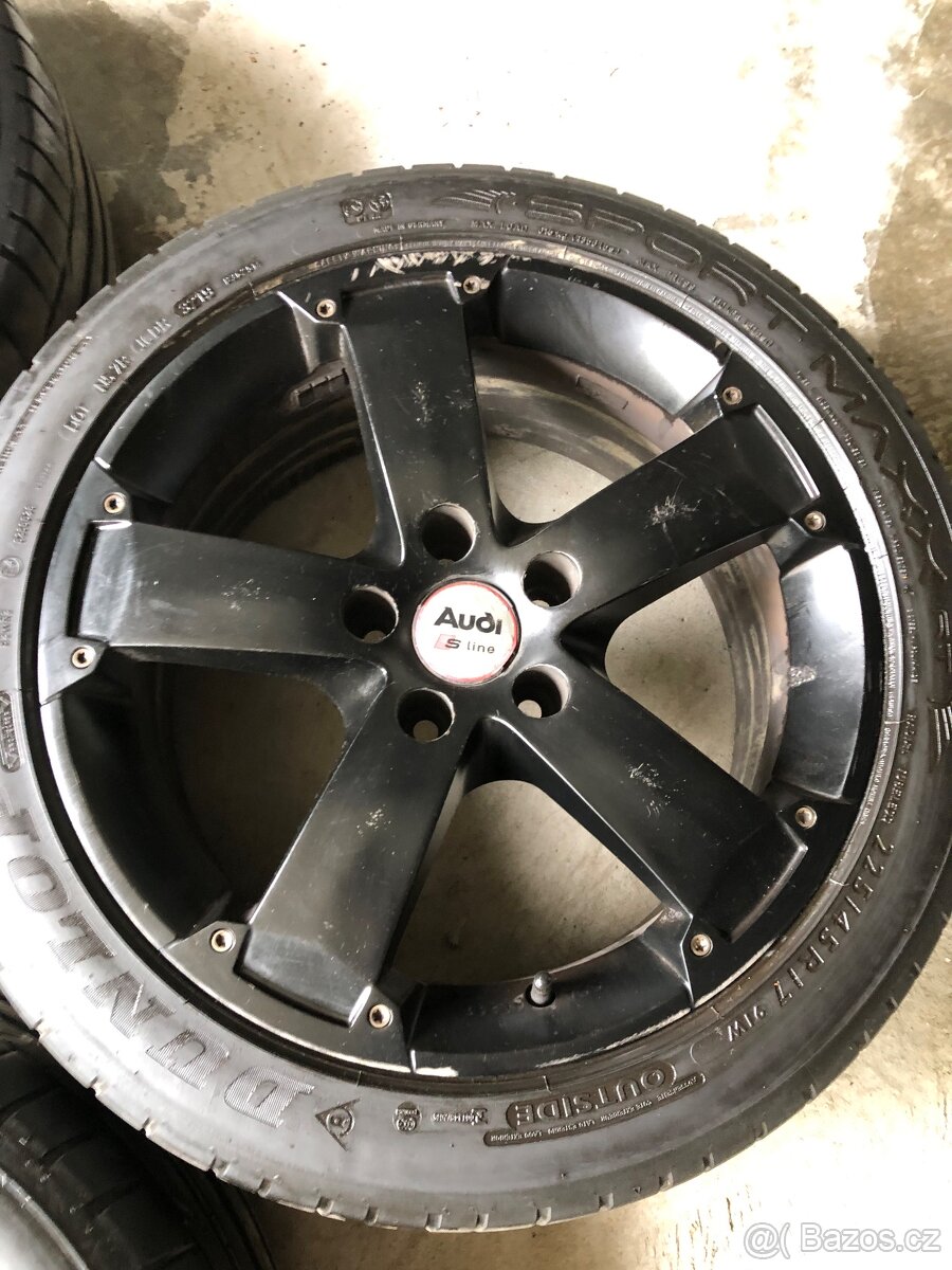 Alu kola 5x112 včetně letních pneu 225/45R17