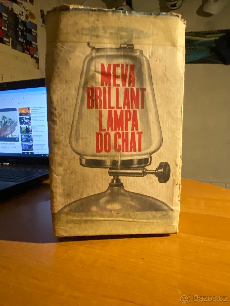 Stará plynová PB lampa MEVA