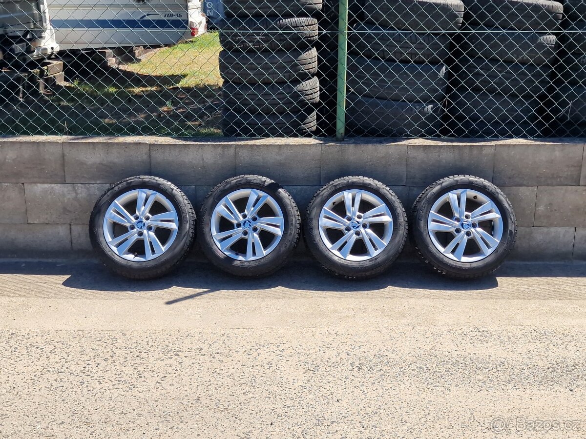 185/60/15 Originál Alu kola Škoda Rapid 5x100